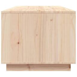 Berkfield Home Beautiful Coffee Table 100x50x41 cm Solid Wood Pine in Light Tan - Size: 100 x 50 x 41 cm - thumbnail 8