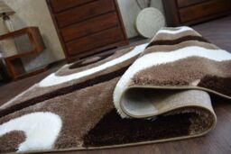 RugsX Shaggy Space Rug in Brown - Size: 80 cm x 150 cm - thumbnail 5