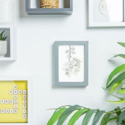 "Nicola Spring 3D Box Photo Frame - 5 x 7"" in Grey" - thumbnail 5