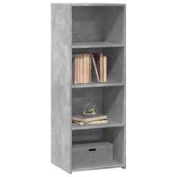 Berkfield Home Highboard Concrete Grey 45x41x124 cm Engineered Wood - Size: 45 x 41 x 124 cm - thumbnail 3
