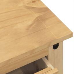 Berkfield Home Chest of Drawers Corona 80x43x114 cm Solid Wood Pine in Light Brown - Size: 80 x 43 x 114 cm - thumbnail 7