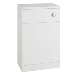 Clifton Gloss White Bathroom Back to Wall WC Toilet Unit 500mm Wide