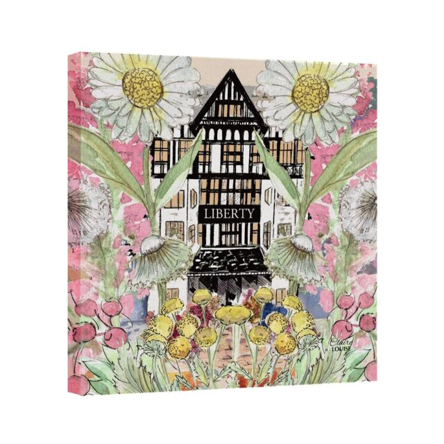 "Claire Louise Liberty In Full Bloom Canvas Print - Size: W16"" x H16"""