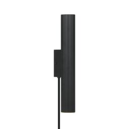 Nordlux Vintage Indoor Wall Light Black Aluminium GU10 Ribbed - No, IP20 - thumbnail 1