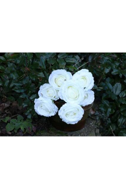 KDMD Rose Bunch Ivory Artificial Flowers - image 1