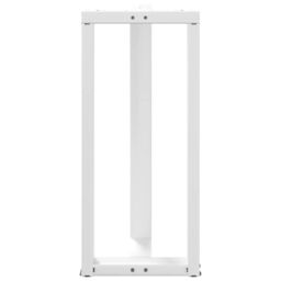 Berkfield Home Bar Table Legs T-Shaped¬†2 pcs White 40x35x(90-91) cm Steel - thumbnail 6