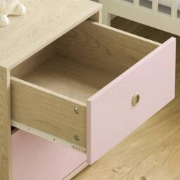Kelvenix Chest of Drawers 2 Drawer in Pink - Size: 0.6m2 - thumbnail 4