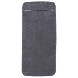 Berkfield Home Beach Towels 4 pcs Anthracite 60x135 cm Fabric 400 GSM in Black - thumbnail 4