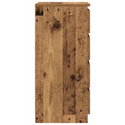 Berkfield Home Sideboard Old Wood 37.5x35x76 cm Engineered Wood in Brown - thumbnail 7