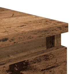 Berkfield Home Sideboard Old Wood 37.5x35x76 cm Engineered Wood in Brown - thumbnail 9