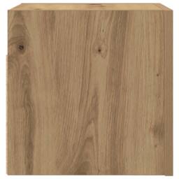 Berkfield Home Wall Mounted TV Cabinet Artisan Oak 30.5x30x30 cm in Brown - thumbnail 5