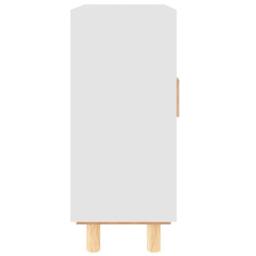 Berkfield Home Sideboard White 60x30x70 cm Solid Wood Pine & Natural Rattan - Size: 60 x 30 x 70 cm - thumbnail 6