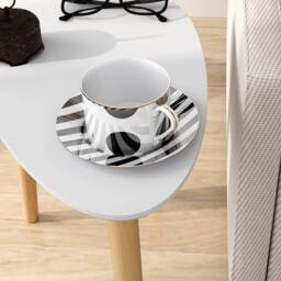 Wyld Haus Keline Set of 2 Light Grey Nesting Side Tables with Solid Pine Legs - thumbnail 7