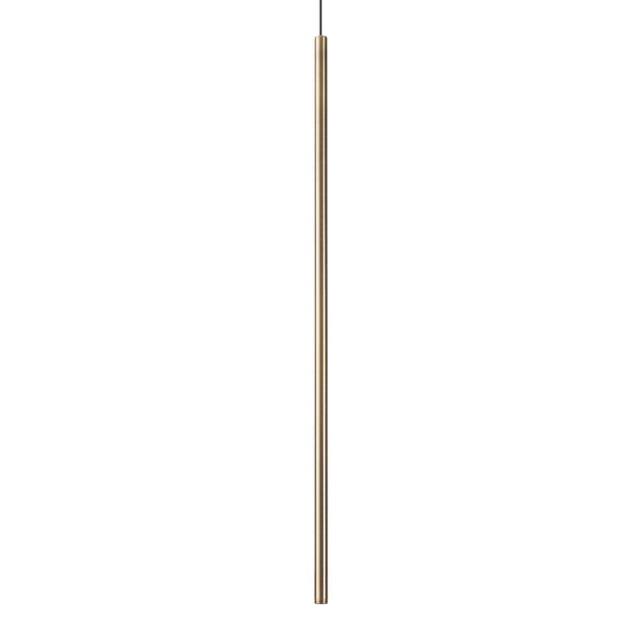 Netlighting Filo Integrated LED Pendant Ceiling Light Brass 160Lm 3000K in Gold