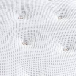 Rest Relax Victoria 1500 Natural Pocket Sprung Tufted Mattress in White - Size: Small Double - thumbnail 3