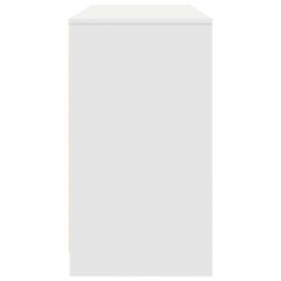 Berkfield Home Desk White 120x42x76 cm Engineered Wood - Size: 120 x 42 x 76 cm - thumbnail 7