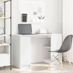 Berkfield Home Desk White 120x42x76 cm Engineered Wood - Size: 120 x 42 x 76 cm