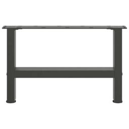 Berkfield Home Coffee Table Legs Anthracite 2 pcs 50x(30-31) cm Steel - thumbnail 5