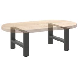 Berkfield Home Coffee Table Legs Anthracite 2 pcs 50x(30-31) cm Steel - thumbnail 8