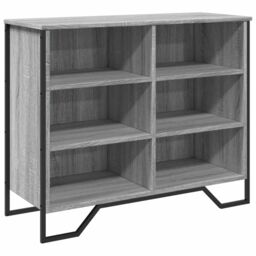 Berkfield Home Sideboard Grey Sonoma 91x35.5x74.5 cm Engineered Wood - thumbnail 2
