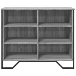 Berkfield Home Sideboard Grey Sonoma 91x35.5x74.5 cm Engineered Wood - thumbnail 4