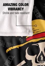 Netflix One Piece Jolly Roger Logo Officially Licensed Silky Touch Super Soft Throw Blanket 152 x 127 cm in White - thumbnail 4