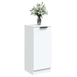 Berkfield Home Sideboard White 30x30x70 cm Engineered Wood - Size: 30 x 30 x 70 cm - thumbnail 4