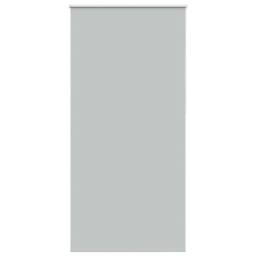 Berkfield Home Roller Blind Blackout Light Grey 95x230 cm Fabric Width 90.7 cm Polyester - thumbnail 1
