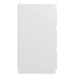 Berkfield Home Durable Bed Cabinet White 40x35x62.5 cm Engineered Wood - thumbnail 4