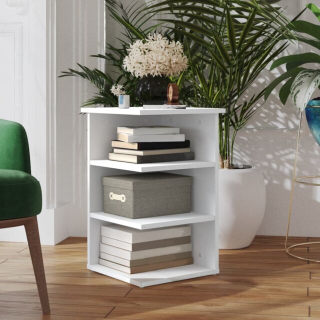 Berkfield Home Side Cabinet White 35x35x55 cm Engineered Wood - Size: 35 x 35 x 55 cm - image 1