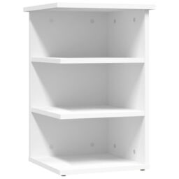 Berkfield Home Side Cabinet White 35x35x55 cm Engineered Wood - Size: 35 x 35 x 55 cm - thumbnail 2