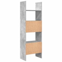 Berkfield Home Modern Book Cabinet Concrete Grey 60x35x180 cm Engineered Wood - Size: 60 x 35 x 180 cm - thumbnail 7
