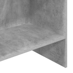 Berkfield Home Modern Book Cabinet Concrete Grey 60x35x180 cm Engineered Wood - Size: 60 x 35 x 180 cm - thumbnail 8