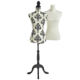 Beautify Size 8-10 Female Dressmaking Mannequin in Black - thumbnail 1