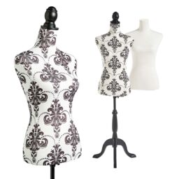 Beautify Size 8-10 Female Dressmaking Mannequin in Black - thumbnail 2
