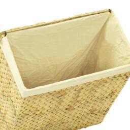 Berkfield Home 4 Piece Bathroom Set Water Hyacinth in Beige - thumbnail 6