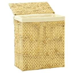 Berkfield Home 4 Piece Bathroom Set Water Hyacinth in Beige - thumbnail 3
