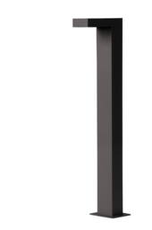 Lucide 'TEXAS' Non Dimmable Modern Stylish Garden Outdoor LED Bollard Light in Black - thumbnail 1