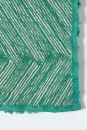 Homescapes Super Absorbent Ikat Pattern Bath Mat in Emerald - thumbnail 4