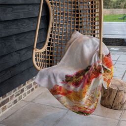 Benjamin Tate Design Wheat Field Paint Blanket in Natural - Size: 120 cm x 150 cm - thumbnail 4