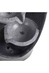 Garden Sanctuary Muti-Tier Solar Powered Cascading Garden Water Fountain in Grey - thumbnail 7
