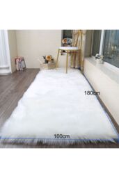 Living and Home 100Cm x 180Cm Dwayne Handmade White Rug - Size: 100 cm x 180 cm - thumbnail 6