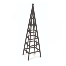 Marco Paul 1.9 Wooden Garden Obelisk - Grey - thumbnail 3