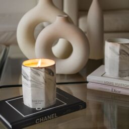 âme pure Soy Wax Scented Candle Salted Caramel in Natural - thumbnail 3