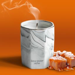 âme pure Soy Wax Scented Candle Salted Caramel in Natural - thumbnail 7