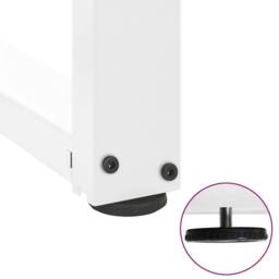 Berkfield Home Modern Bar Table Legs T-Shaped¬†2 pcs White 40x35x(90-91) cm Steel - thumbnail 9