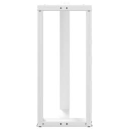 Berkfield Home Modern Bar Table Legs T-Shaped¬†2 pcs White 40x35x(90-91) cm Steel - thumbnail 6
