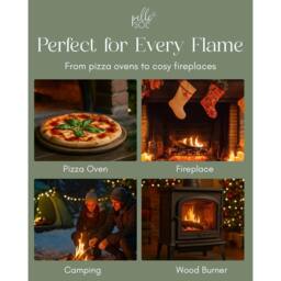 Pelle & Sol 1000 Pack Natural Firelighters Long Burning for Wood Burners - thumbnail 6