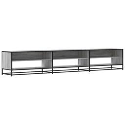 Berkfield Home TV Cabinet Grey Sonoma 270x40x46 cm Engineered Wood - Size: 270 x 40 x 46 cm - thumbnail 3