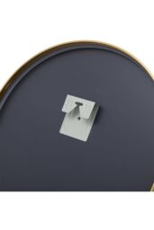 Living and Home 40x70cm Modern Gold Oval Metal Wall Mirror - Size: 40x70 cm - thumbnail 5